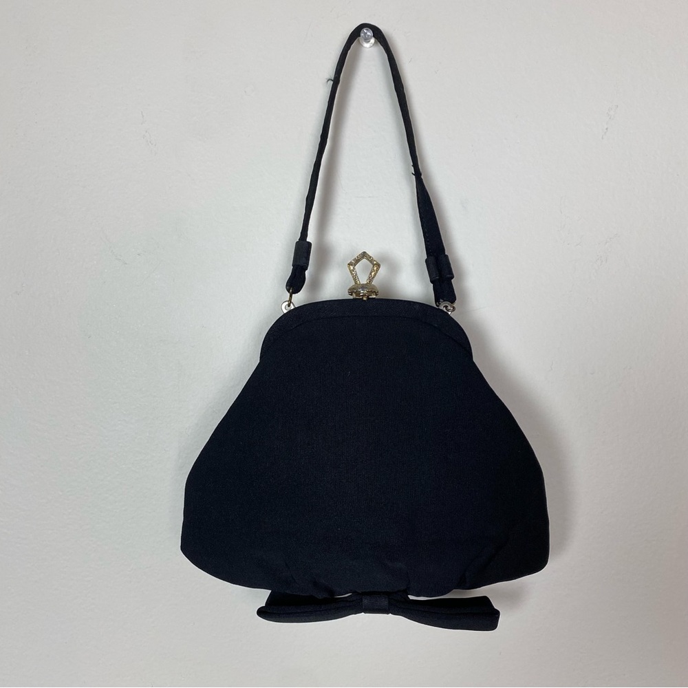 Vintage Black Evening Bag